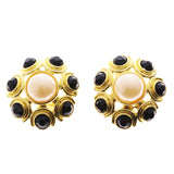 Mi Amore Clip-On-Earrings Gold-Tone/Multicolor #LQC0803