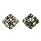 Mi Amore Clip-On-Earrings Silver-Tone/Gold-Tone #LQC0804