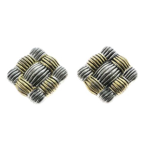 Mi Amore Clip-On-Earrings Silver-Tone/Gold-Tone #LQC0804