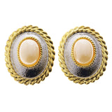 Mi Amore Clip-On-Earrings Silver-Tone/Gold-Tone #LQC0824