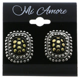 Mi Amore Clip-On-Earrings Silver-Tone/Gold-Tone #LQC0829