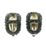 Mi Amore Clip-On-Earrings Silver-Tone #LQC0831