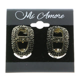 Mi Amore Clip-On-Earrings Silver-Tone #LQC0831