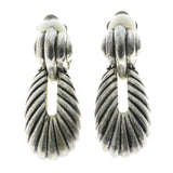 Mi Amore Clip-On-Earrings Silver-Tone #LQC0834