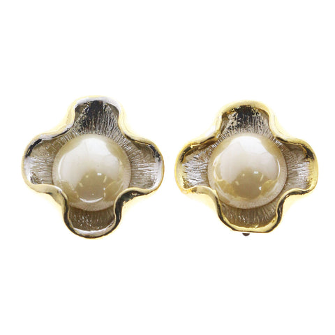 Mi Amore Clip-On-Earrings Silver-Tone/Gold-Tone #LQC0838