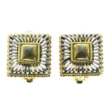 Mi Amore Clip-On-Earrings Silver-Tone/Gold-Tone #LQC0839