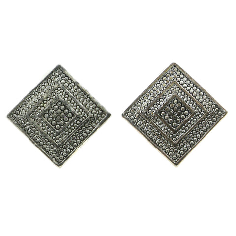 Mi Amore Clip-On-Earrings Silver-Tone #LQC0847