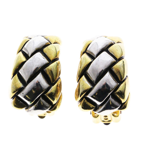 Mi Amore Clip-On-Earrings Gold-Tone/Silver-Tone #LQC0854