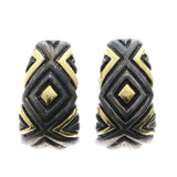 Mi Amore Clip-On-Earrings Silver-Tone/Gold-Tone #LQC0869