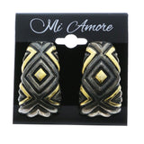 Mi Amore Clip-On-Earrings Silver-Tone/Gold-Tone #LQC0869