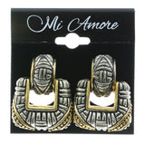 Mi Amore Clip-On-Earrings Silver-Tone/Gold-Tone #LQC0886