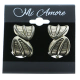 Mi Amore Clip-On-Earrings Silver-Tone #LQC0891