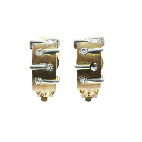 Mi Amore Clip-On-Earrings Gold-Tone #LQC0894