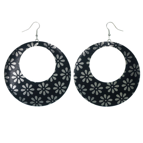 Colorful Flower Dangle-Earrings