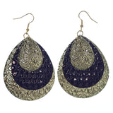 Colorful Flower Dangle-Earrings