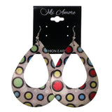 Colorful  Polka Dots Dangle-Earrings #LQE1614