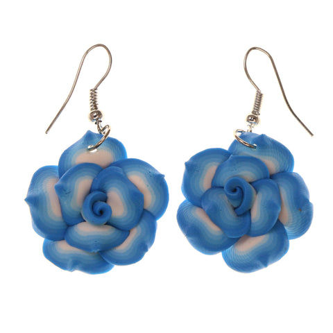 Colorful  Flower Dangle-Earrings #LQE1620