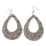 Colorful  Flower Dangle-Earrings #LQE1626