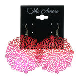 Colorful  Butterfly Flower Ombre Dangle-Earrings #LQE1645