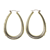 Gold-Tone Acrylic Dangle-Earrings #LQE1655