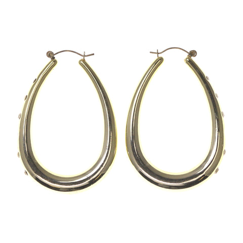Gold-Tone Acrylic Dangle-Earrings #LQE1655