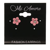 Colorful  Flower Stud-Earrings #LQE1679