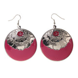 Colorful  Flower Dangle-Earrings #LQE1703