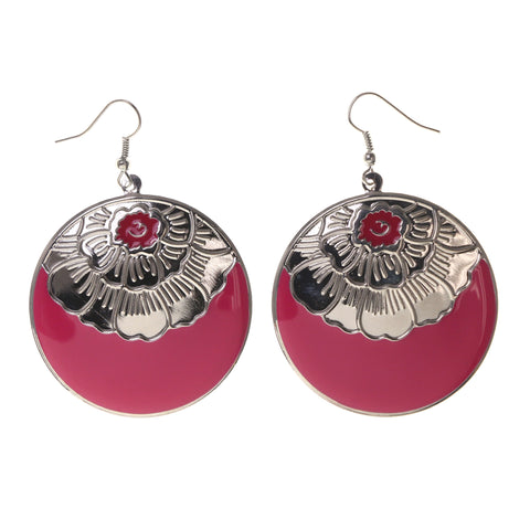 Colorful  Flower Dangle-Earrings #LQE1703