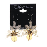 Colorful  Lace Bow Dangle-Earrings #LQE1741