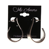 Silver-Tone Metal Dangle-Earrings #LQE1919