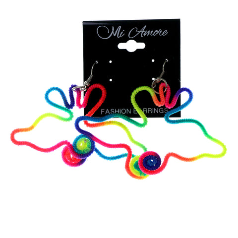 Bird Dangle-Earrings Colorful Color #LQE1941