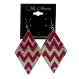 Colorful  Chevron Dangle-Earrings #LQE2033