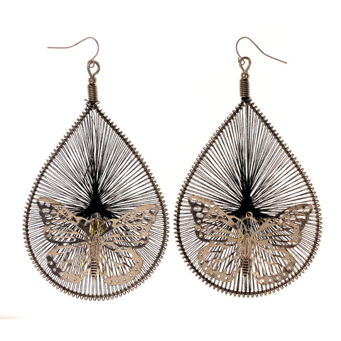 Colorful  Butterfly Dangle-Earrings #LQE2046