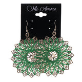 Colorful  Flower Dangle-Earrings #LQE2072