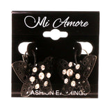 Butterfly Dangle-Earrings Black Color #LQE2091