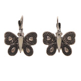 Colorful  Butterfly Heart Dangle-Earrings #LQE2119