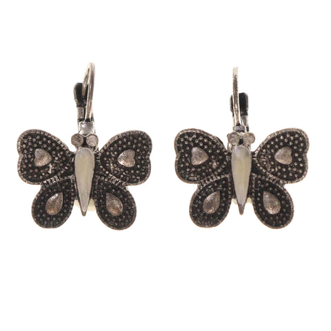 Colorful  Butterfly Heart Dangle-Earrings #LQE2119