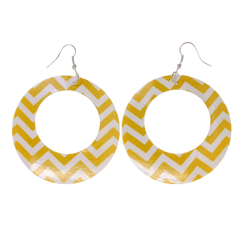 Colorful  Chevron Dangle-Earrings #LQE2126