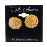 Colorful  Flower Stud-Earrings #LQE2163