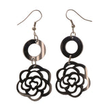 Colorful  Flower Dangle-Earrings #LQE2176