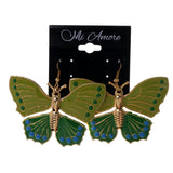 Colorful  Butterfly Dangle-Earrings #LQE2234