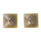 Gold-Tone Acrylic Stud-Earrings #LQE2331