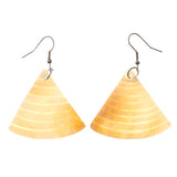 Shell Dangle-Earrings White Color #LQE2341