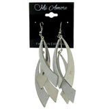 Mi Amore Dangle-Earrings Silver-Tone