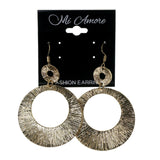 Gold-Tone Metal Dangle-Earrings #LQE2547