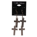 Colorful  Cross Dangle-Earrings #LQE2557