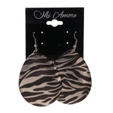 Colorful  Zebra Print Dangle-Earrings #LQE2589