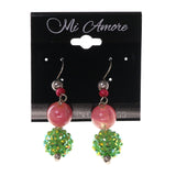 Colorful  AB Finish Dangle-Earrings #LQE2659
