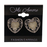Colorful  Heart Stud-Earrings #LQE2672