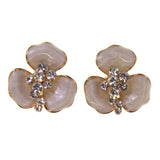 Colorful  Flower Stud-Earrings #LQE2711
